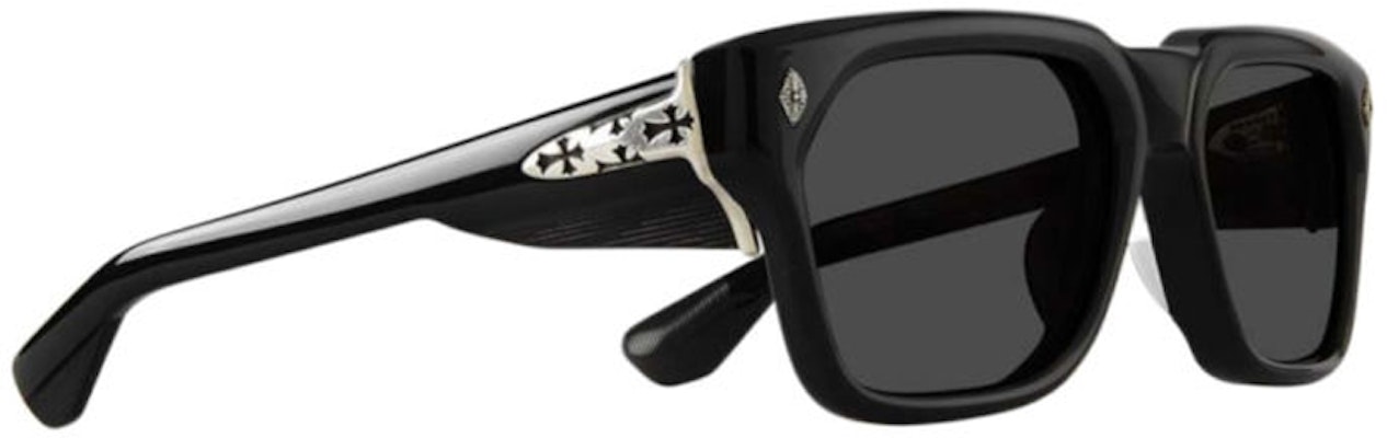 Chrome Hearts 男士黑色不規則造型太陽眼鏡 - 標誌性鏡腳設計 SNIFFERBK Lookbook Chrome Hearts 男士黑色不規則造型太陽眼鏡 - 標誌性鏡腳設計 SNIFFERBK