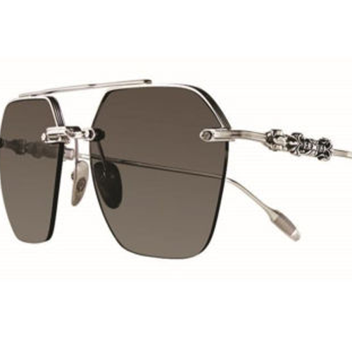 Chrome Hearts Irregular Sunglasses Silver  with Logo Design. STINGERbs 圖 4