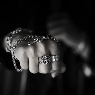 Chrome Hearts Keeper Guardian 925 Sterling Silver Ring CH-JZ-271 3