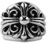 Shop Chrome Hearts Keeper Guardian 925 Sterling Silver Ring CH-JZ-271