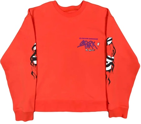 Chrome Hearts 字母塗鴉印花橙色長袖衛衣 CH-2003-39 Buy Chrome Hearts 字母塗鴉印花橙色長袖衛衣 CH-2003-39