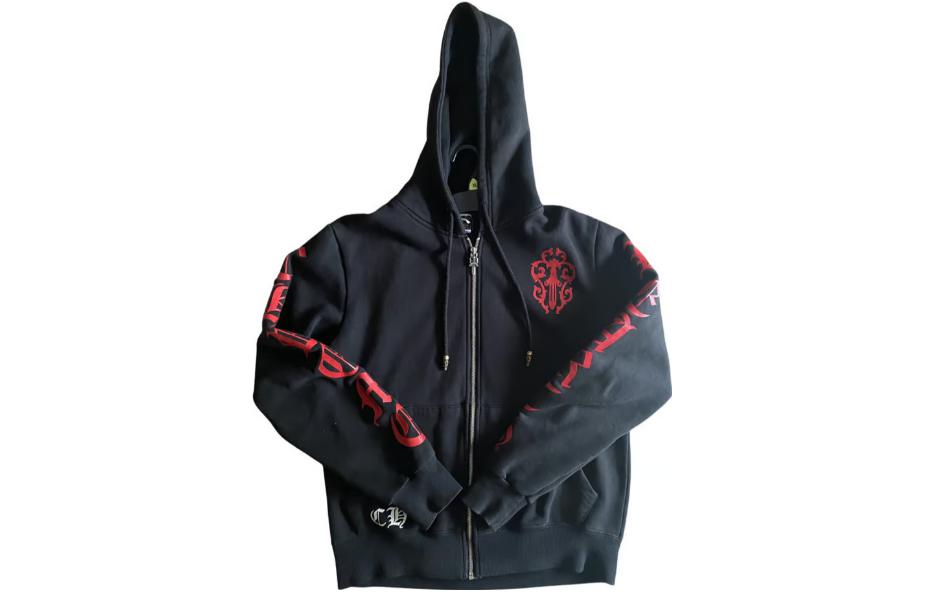 Chrome Hearts Letter Logo Print Hoodie Jacket CH-0001188