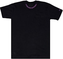 Chrome Hearts Letter Print Crewneck T-Shirt Black Casual Short Sleeve Tee CH-554812 Chrome Hearts Letter Print Crewneck T-Shirt Black Casual Short Sleeve Tee CH-554812