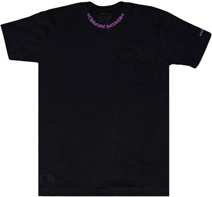 크롬하츠 레터프린트 크루넥 반팔 티셔츠 블랙 캐주얼 티 CH-554812 Buy 크롬하츠 레터프린트 크루넥 반팔 티셔츠 블랙 캐주얼 티 CH-554812