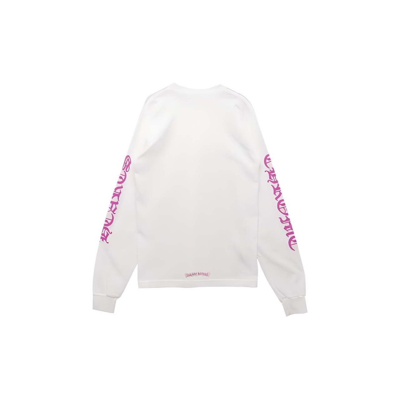 Lookbook Chrome Hearts Letter Printed Crewneck Long Sleeve Sweatshirt Unisex White 035-067971