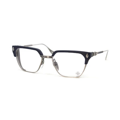 Chrome Hearts LGMA Matte Black/Brushed Silver Optical Frame Unisex Black LGMA-MB/BS