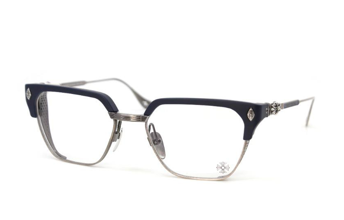Chrome Hearts LGMA Matte Black/Brushed Silver Optical Frame Unisex Black LGMA-MB/BS 圖 2