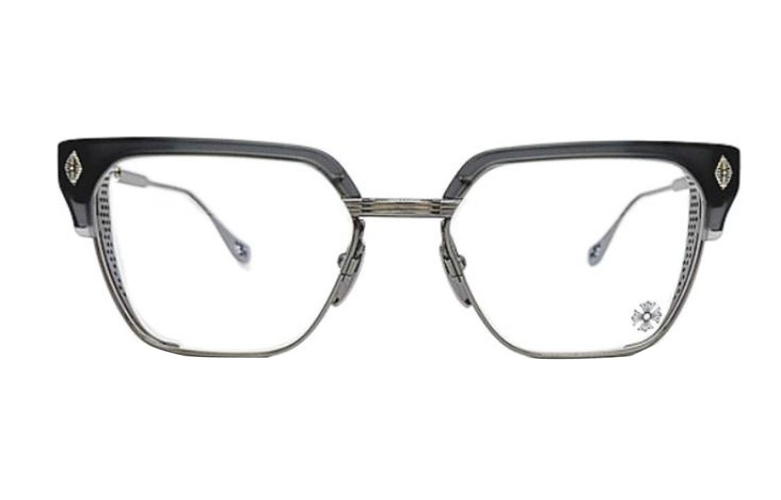 Chrome Hearts LGMA Matte Graphite/Gunmetal Retro Square Optical Frame Unisex LGMA-MGR/GM 圖 2