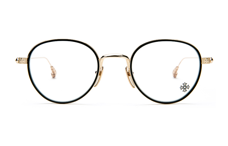 Chrome Hearts Lightweight Cross Design Round Alloy Optical Frames Unisex BONE PRONE IV 圖 2