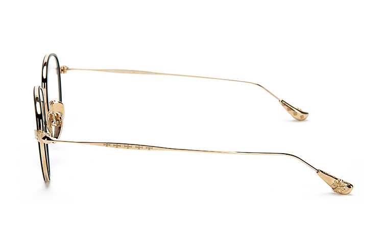 Chrome Hearts Lightweight Cross Design Round Alloy Optical Frames Unisex BONE PRONE IV 圖 4