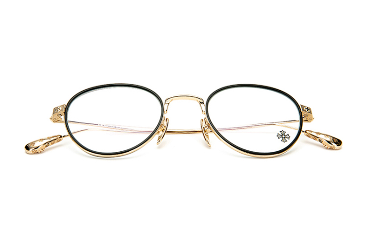 Chrome Hearts Lightweight Cross Design Round Alloy Optical Frames Unisex BONE PRONE IV 圖 5