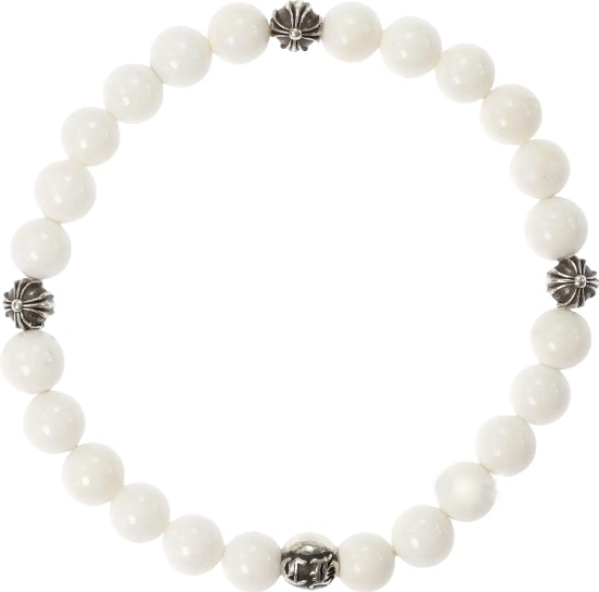 chrome-hearts-logo-925-silver-bracelet-unisex-couple-style-white-2705