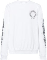 Chrome Hearts Logo Crewneck Pullover Long Sleeve Sweatshirt Unisex White CH-2023-0317 Chrome Hearts Logo Crewneck Pullover Long Sleeve Sweatshirt Unisex White CH-2023-0317