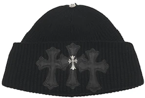 Order Chrome Hearts 標誌裝飾黑色棉質毛帽 情侶款男女通用. 192326