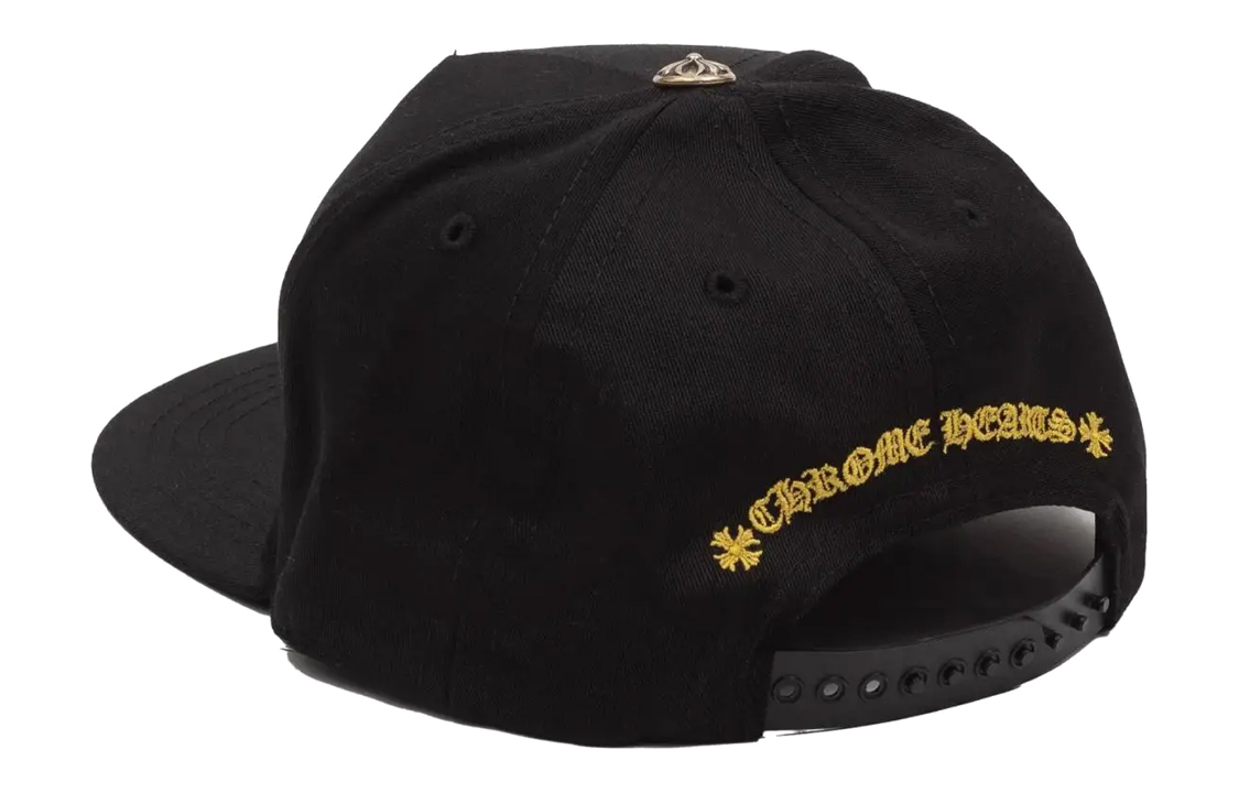 Shop Chrome Hearts Logo Embroidered Black Baseball Cap Unisex Couples Style. CH-CAP-2023011