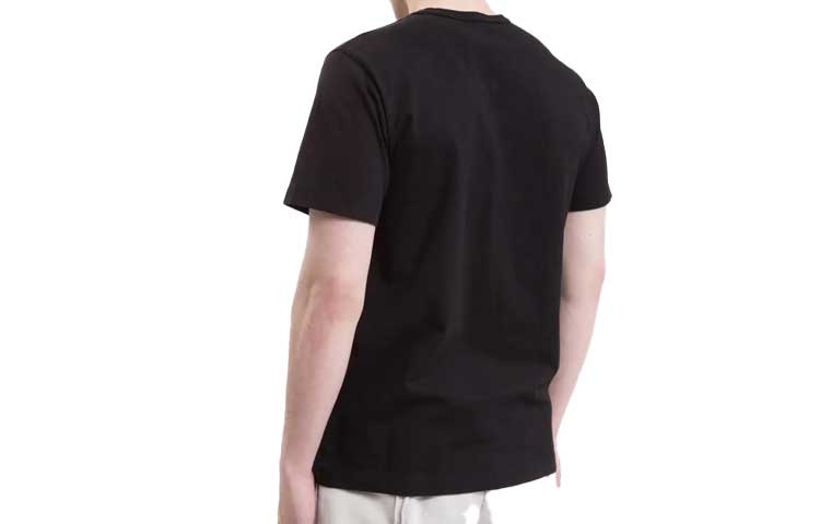 Lookbook Camiseta Negra Chrome Hearts Logo Bordado Cuello Redondo Manga Corta CH-20231745