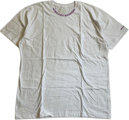 Chrome Hearts Logo Graphic Crew Neck Short Sleeve T-Shirt White - Men CH-2024-1111 Order Chrome Hearts Logo Graphic Crew Neck Short Sleeve T-Shirt White - Men CH-2024-1111