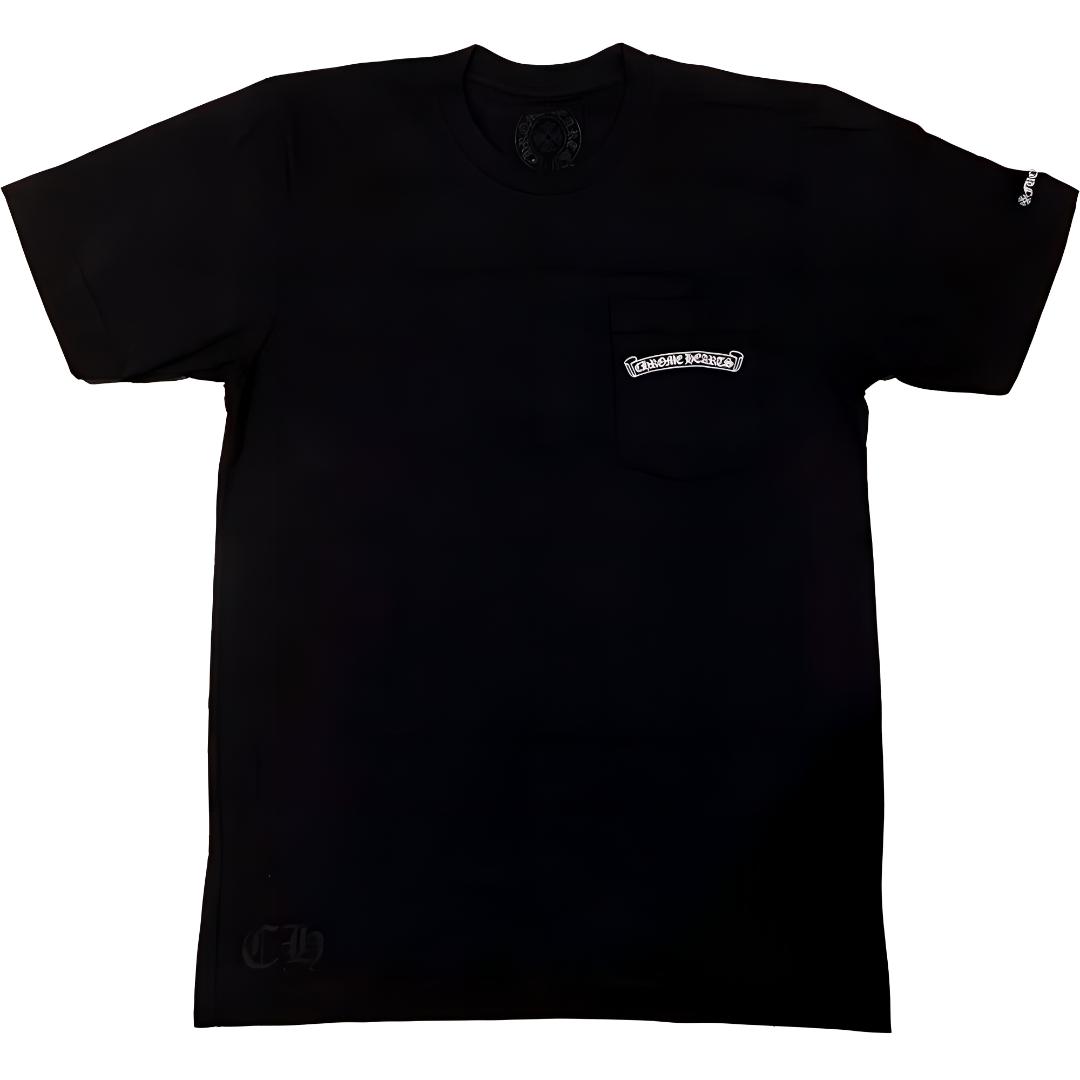 Lookbook Chrome Hearts 經典標誌圖案黑色長袖T恤 CH-2024-0829