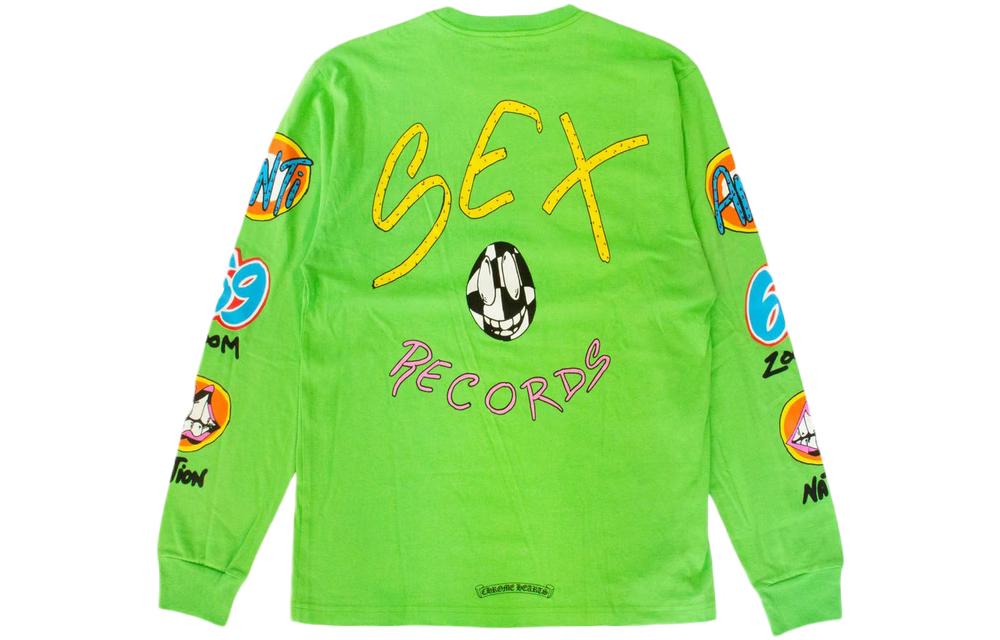 Chrome Hearts Logo Green Pullover Hoodie Long Sleeve Unisex Couple Style. CH-20222156