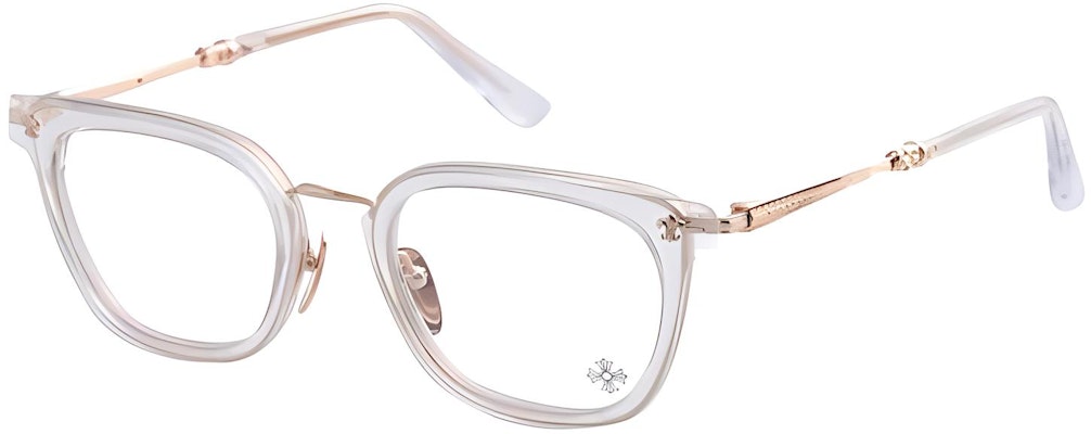 クロムハーツ ロゴ グレー 四角形 メガネ ユニセックス カップル用 フレーム STRAPADICTOME CRYS GP Buy クロムハーツ ロゴ グレー 四角形 メガネ ユニセックス カップル用 フレーム STRAPADICTOME CRYS GP