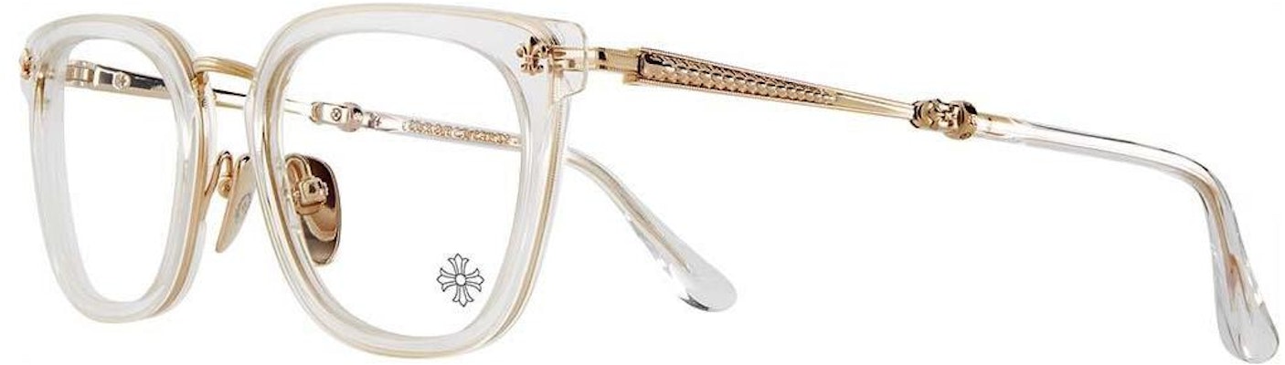 クロムハーツ ロゴ グレー 四角形 メガネ ユニセックス カップル用 フレーム STRAPADICTOME CRYS GP Shop クロムハーツ ロゴ グレー 四角形 メガネ ユニセックス カップル用 フレーム STRAPADICTOME CRYS GP