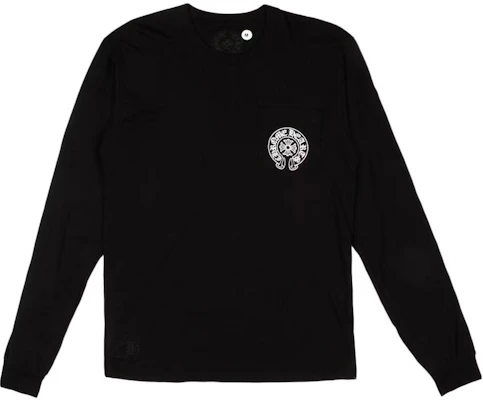 Chrome Hearts 標誌長袖圓領衛衣 黑色 CH-000038 Buy Chrome Hearts 標誌長袖圓領衛衣 黑色 CH-000038