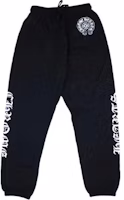 Chrome Hearts Logo Print Elastic Drawstring Knit Sweatpants Black CH-096 Chrome Hearts Logo Print Elastic Drawstring Knit Sweatpants Black CH-096
