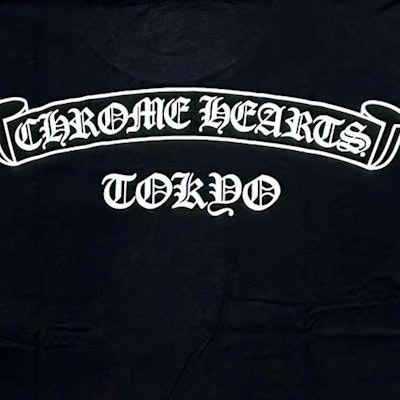 Chrome Hearts Kaos Logo Tokyo Limited Unisex Hitam CH-024095383 Shop Chrome Hearts Kaos Logo Tokyo Limited Unisex Hitam CH-024095383