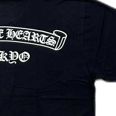 Chrome Hearts Kaos Logo Tokyo Limited Unisex Hitam CH-024095383 Sizing Chrome Hearts Kaos Logo Tokyo Limited Unisex Hitam CH-024095383