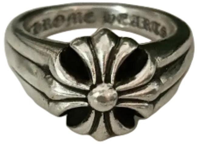chrome-hearts-logo-shaped-design-silver-ring-ch-ch-pls