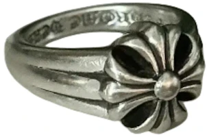 Lookbook Chrome Hearts Logo Shaped Design Silver Ring - . ch-ch-pls