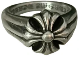 Shop Chrome Hearts Logo Shaped Design Silver Ring - . ch-ch-pls