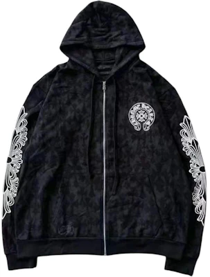 Chrome Hearts 經典標誌連帽外套 黑色 CH-038-00036 Buy Chrome Hearts 經典標誌連帽外套 黑色 CH-038-00036