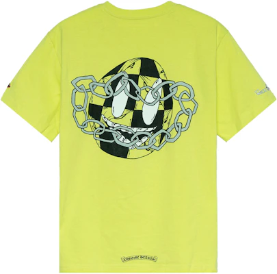 Chrome Hearts Matty Boy Graffiti Cetakan Huruf Hijau Kemeja-T Uniseks. CH-091404 Buy Chrome Hearts Matty Boy Graffiti Cetakan Huruf Hijau Kemeja-T Uniseks. CH-091404