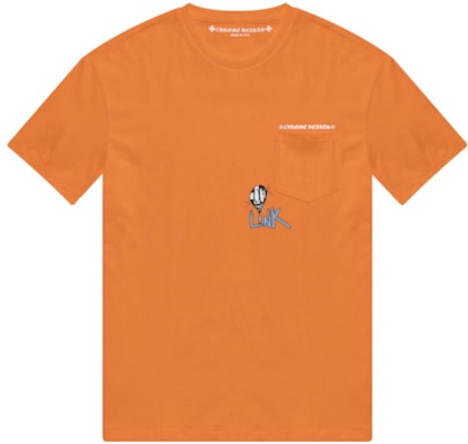 Chrome Hearts Matty Boy Graffiti T-Shirt Unisex Orange Color. CH-474 Lookbook Chrome Hearts Matty Boy Graffiti T-Shirt Unisex Orange Color. CH-474