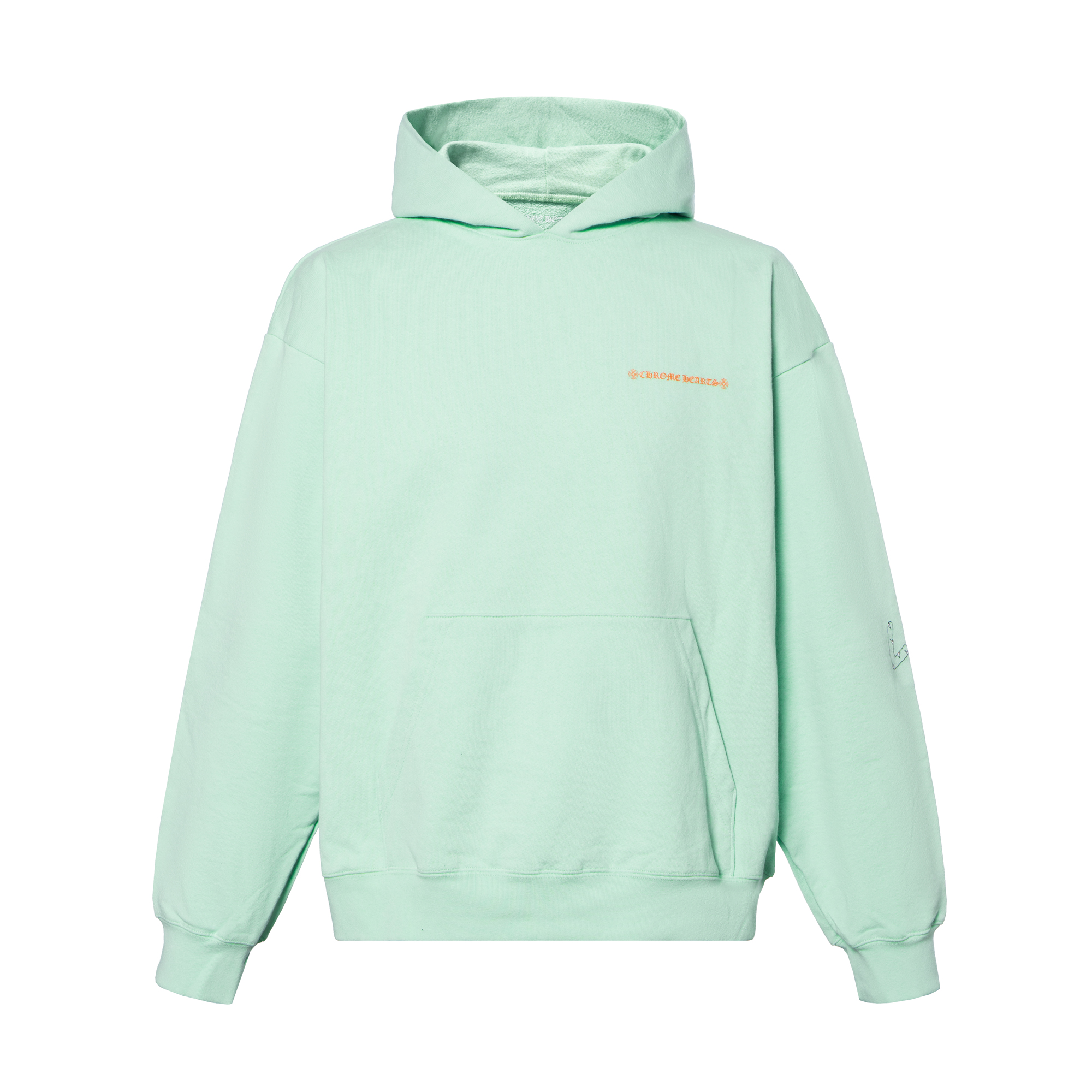 Chrome Hearts Matty Boy Graphic Print Crewneck Sweatshirt Unisex Green CH-202221517