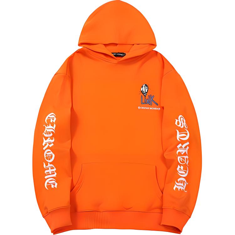 Chrome Hearts Matty Boy Link & Build Hoodie Orange Unisex CH-202221511