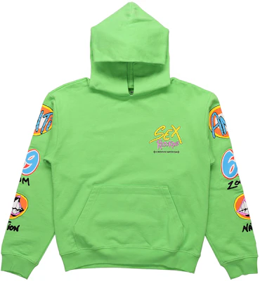 Chrome Hearts Matty Boy Sex Records 綠色柑橘連帽上衣 男女適穿 CH-285 Buy Chrome Hearts Matty Boy Sex Records 綠色柑橘連帽上衣 男女適穿 CH-285