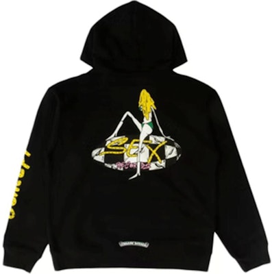 Chrome Hearts Hoodie Unisex Negro con Estampado Sex Records. CH-20222155 Order Chrome Hearts Hoodie Unisex Negro con Estampado Sex Records. CH-20222155