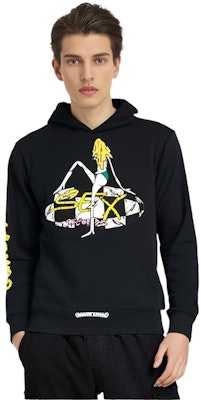 Chrome Hearts Hoodie Unisex Negro con Estampado Sex Records. CH-20222155 Shop Chrome Hearts Hoodie Unisex Negro con Estampado Sex Records. CH-20222155
