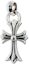 Buy Chrome Hearts Medium Cross Classic Pendant Silver 925 Silver Necklace Unisex CH-DZ-289