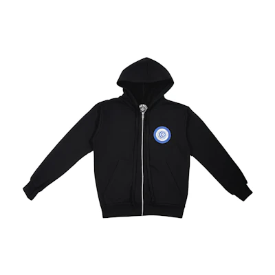 Chrome Hearts Miami Letter Print Zip Hoodie Jacket Unisex Black CH-078