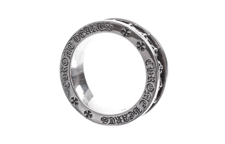 Shop Anillo Plata Unisex Chrome Hearts Mini Ch Plus Cruz Gótica 925 Plata. CH-JZ-270