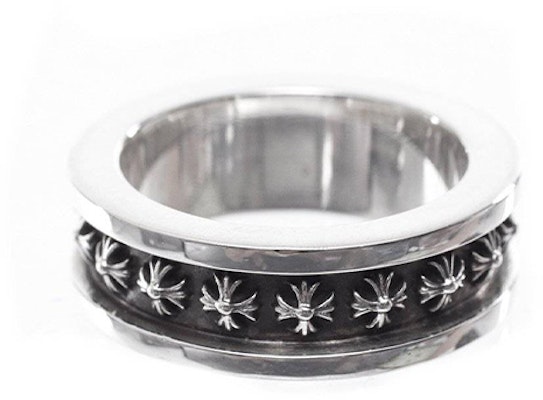 Chrome Hearts Mini Ch Plus Cross Gothic 925 Silver Ring Unisex Silver CH-JZ-270 Purchase Chrome Hearts Mini Ch Plus Cross Gothic 925 Silver Ring Unisex Silver CH-JZ-270