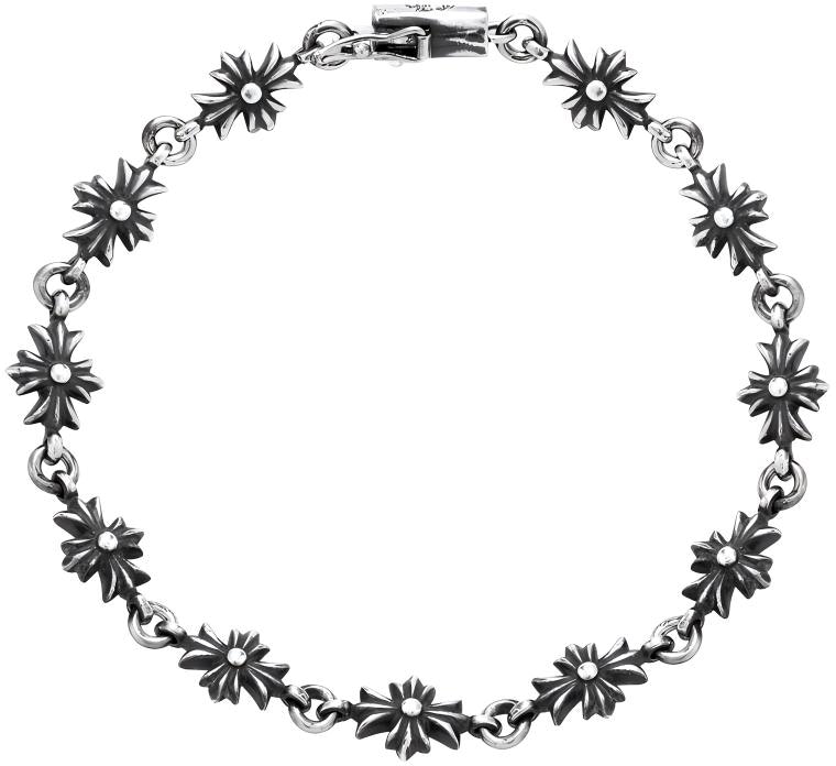 chrome-hearts-minimalist-925-silver-bracelet-unisex-couple-design-silver-klx-sl-100