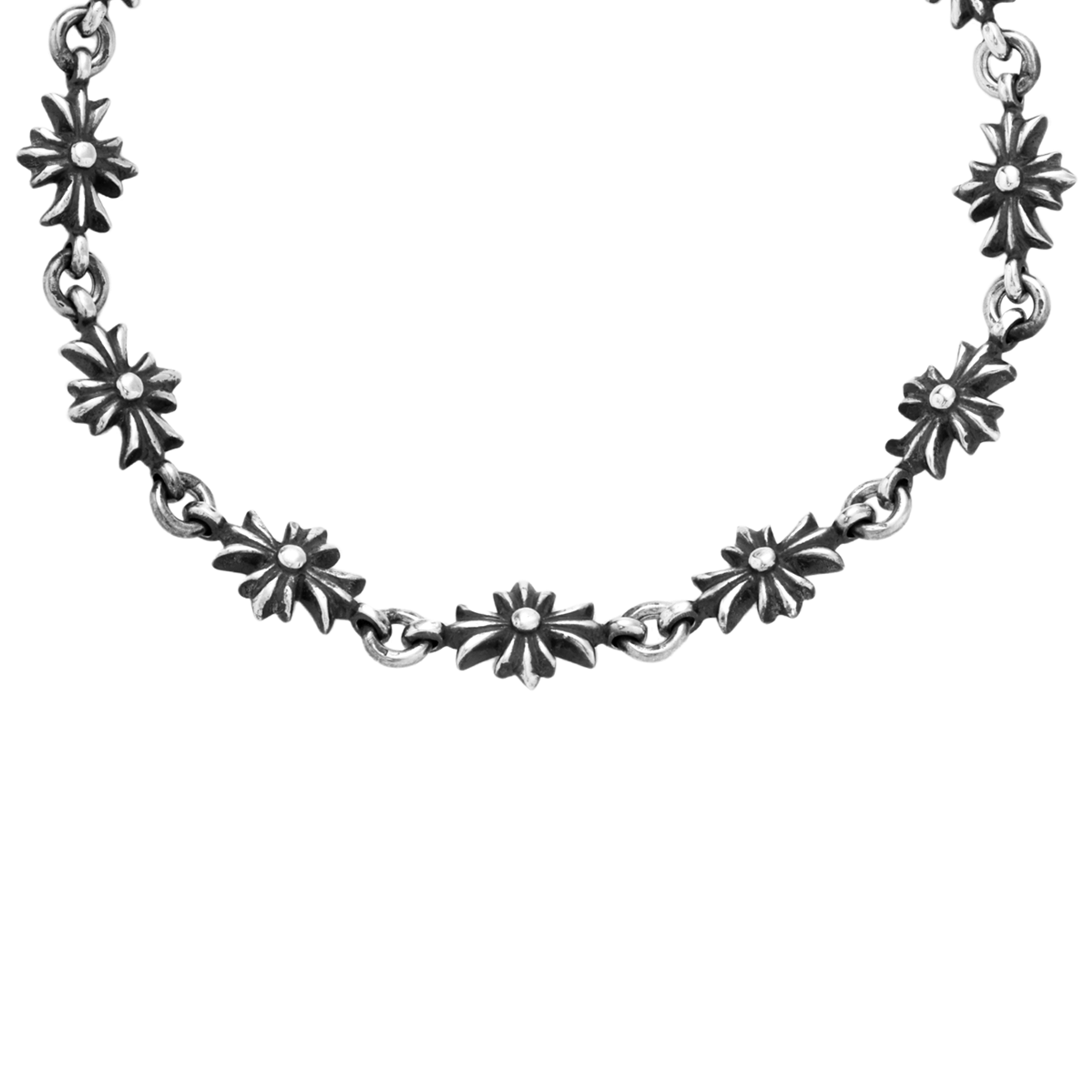 Purchase 크롬하츠 미니멀리스트 925 실버 팔찌 유니섹스 커플 디자인 - 실버. klx-sl-100