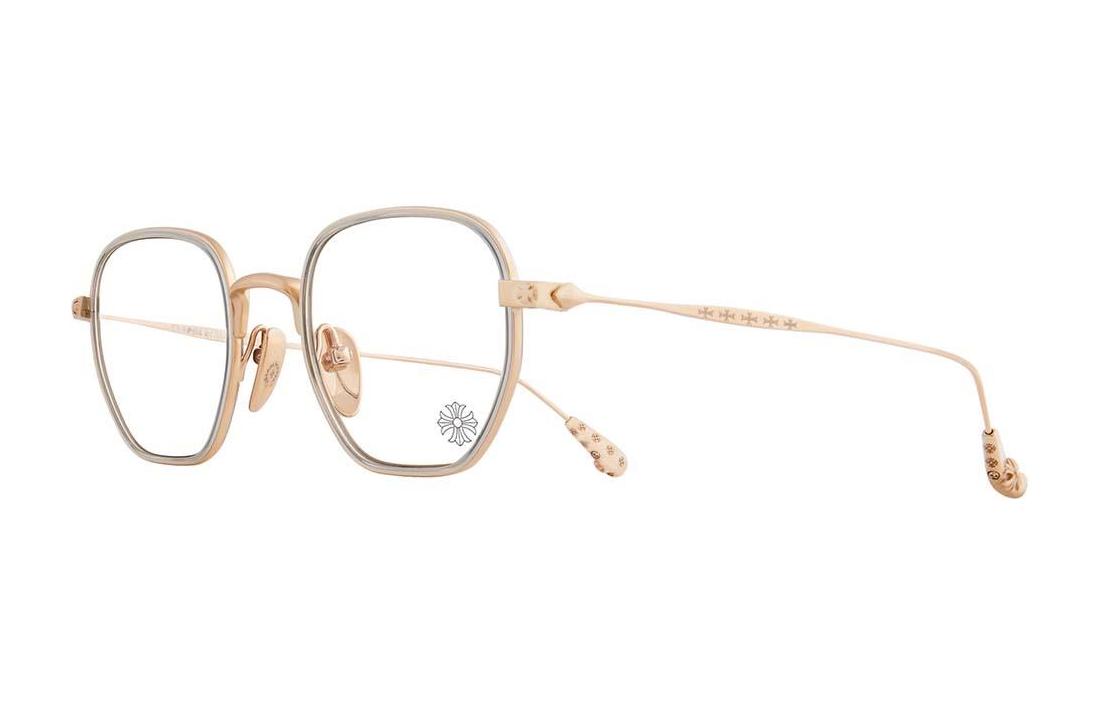 Chrome Hearts Minimalist Titanium Irregular Optical Glasses Unisex BONE PRONE I MCRYSMGP