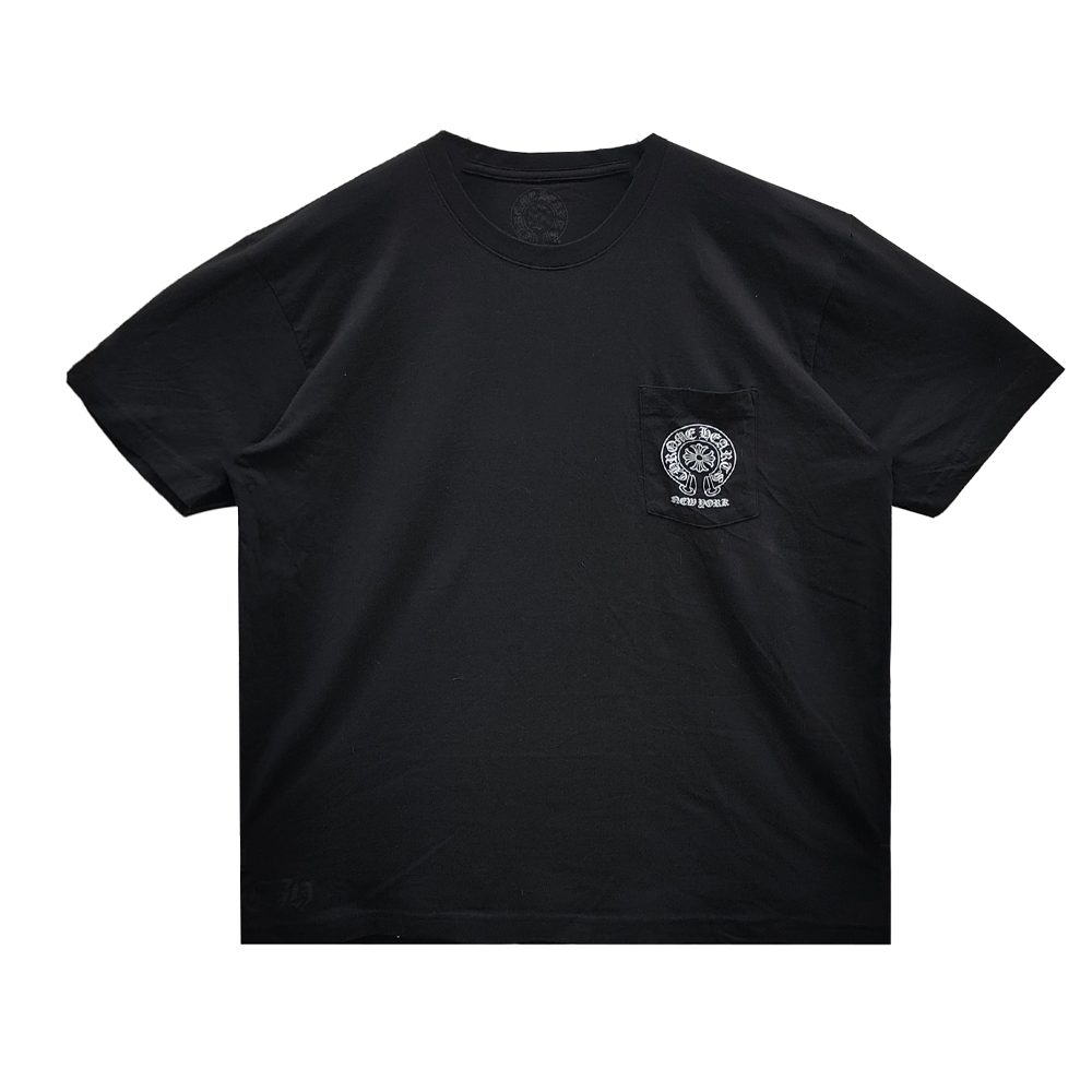 Chrome Hearts NYC Exclusive Logo Graphic Tee Unisex Black CH-3261