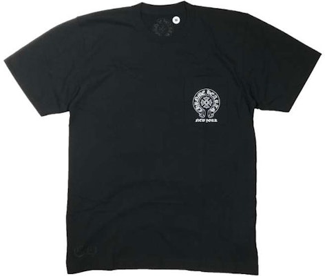 Chrome Hearts NYC Eksklusif Logo Graphic Tee Unisex Hitam CH-3261 Lookbook Chrome Hearts NYC Eksklusif Logo Graphic Tee Unisex Hitam CH-3261