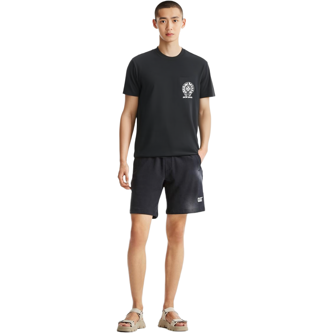 Shop Chrome Hearts NYC Eksklusif Logo Graphic Tee Unisex Hitam CH-3261